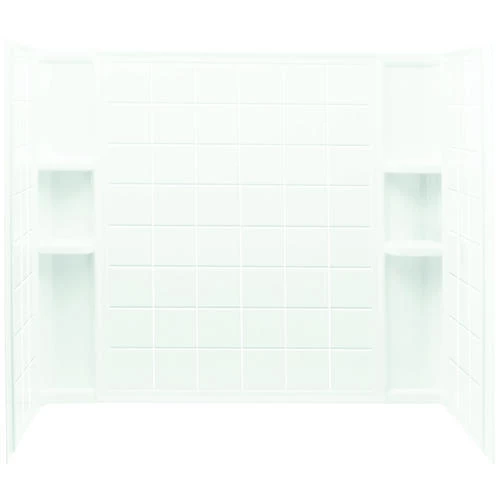 STERLING 71124100-0 Ensemble Bath/Shower Wall Set, 33-1/4 In L, 60 In W, 54 In H, Vikrell, Alcove Installation, White 3 STERLING 71124100-0 Ensemble Bath/Shower Wall Set, 33-1/4 In L, 60 In W, 54 In H, Vikrell, Alcove Installation, White