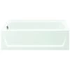 STERLING 71121110-0 Ensemble Bathtub, 55 Gal Capacity, 60 In L, 32 In W, 20 In H, Alcove Installation, Solid Vikrell -Hardware store 0400556 7541