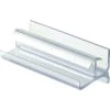 Prime-Line M 6144 Shower Door Bottom Guide, Frameless, Vinyl, Clear, For: Frameless Glass Shower Doors -Hardware store 0721340 3553