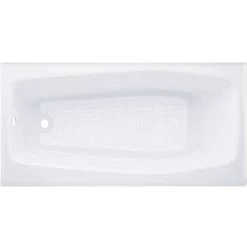 Kohler K-715-0 Villager 60 In. Left-Hand Drain Rectangular Alcove Bathtub In White