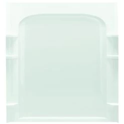 STERLING 72232100-0 Ensemble Shower Back Wall, 72-1/2 In L, 60 In W, Vikrell, High-Gloss, Alcove Installation, White