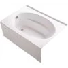 Kohler K-1113-LA-0 Windward 60 In. X 42 In. Acrylic Alcove Bathtub With Integral Apron And Left-Hand Drain In White 2 Kohler K-1113-LA-0 Windward 60 In. X 42 In. Acrylic Alcove Bathtub With Integral Apron And Left-Hand Drain In White -Hardware store 126422 usn