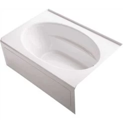 Kohler K-1113-RA-0 Windward 60 In. X 42 In. Acrylic Alcove Bathtub With Integral Apron And Right-Hand Drain In White
