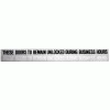 CRL 149B0 Business Door Header Sign For Double Doors -Hardware store 149B0 9385