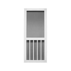 PRECISION 3670WH2868N Screen Door 80" H X 32" W Magnolia White Vinyl/Wood White