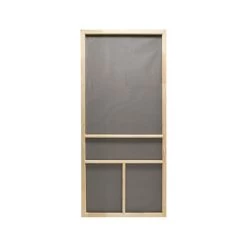 PRECISION 3950NA2868 Screen Door 80-1/2" H X 32" W Dogwood Natural Wood Wood Natural Wood