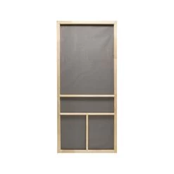 PRECISION 3950NA3068 Screen Door 80-1/2" H X 36" W Dogwood Natural Wood Wood Natural Wood