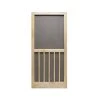 PRECISION 3952NA2868 Screen Door 80-1/2" H X 32" W Nantucket Natural Wood Wood Natural Wood -Hardware store 153348 0664 1
