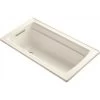 Kohler K-1123-96 Archer 5 Ft. Drop In Reversible Drain Acrylic Soaking Tub In Biscuit -Hardware store 154725 usn