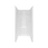 Delta 40064 Classic 400 36 In. X 36 In. X 74 In. Direct-to-Stud Alcove Shower Surround In White -Hardware store 205445 73ce