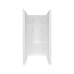 Delta 40064 Classic 400 36 In. X 36 In. X 74 In. Direct-to-Stud Alcove Shower Surround In White