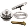Westbrass D94H-26 Illusionary Overflow With Lift And Turn Bath Drain Trim Only In Polished Chrome 2 Westbrass D94H-26 Illusionary Overflow With Lift And Turn Bath Drain Trim Only In Polished Chrome -Hardware store 206452884 usn
