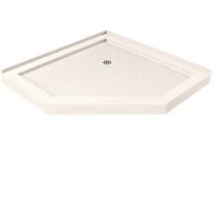 DreamLine DLT-2040400-22 SlimLine 40 In. X 40 In. Neo-Angle Shower Floor In Biscuit