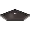 DreamLine DLT-2038380-88 SlimLine 38 In. X 38 In. Neo-Angle Shower Tray In Black