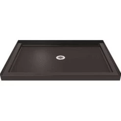 DreamLine DLT-1136480-88 SlimLine 48 In. W X 36 In. D Single Threshold Shower Base In Black