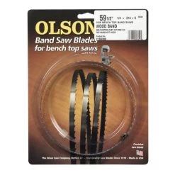Olson WB55359DB Band Saw Blade 59.5" L X 0.25" W Carbon Steel 6 TPI Hook Teeth