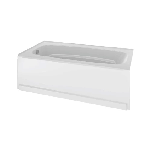 Delta 40034L Classic 400 Series Shower Bathtub, 70 Gal Capacity, 60 In L, 32-1/2 In W, 18 In H, Procrylic Acrylic, White 3 Delta 40034L Classic 400 Series Shower Bathtub, 70 Gal Capacity, 60 In L, 32-1/2 In W, 18 In H, Procrylic Acrylic, White