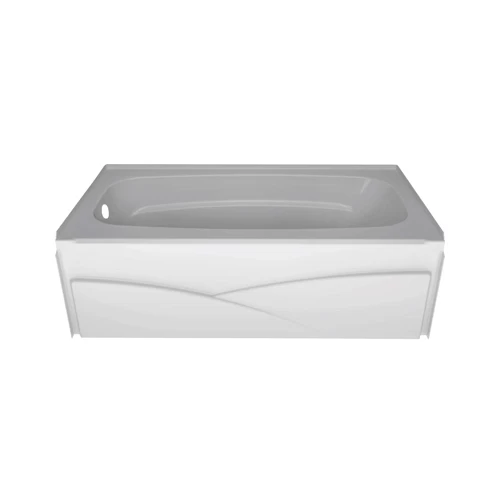 Delta Faucet B10311-6032L-WH Laurel Skirted Bathtub, Bright White Gloss, Acrylic, 59.87 X 32 X 18-In. 3 Delta Faucet B10311-6032L-WH Laurel Skirted Bathtub, Bright White Gloss, Acrylic, 59.87 X 32 X 18-In.