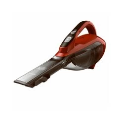 Black+Decker HLVA320J26 Hand Vacuum, 10.8 V Battery, Lithium-Ion Battery, 2 Ah, Red Chilli Housing