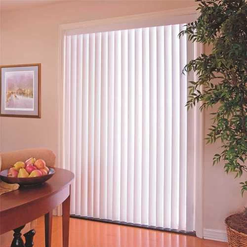 Designer's Touch VT7248A 3.5 In. PVC Vertical Blinds Alabaster - 72 In. W X 48 In. L 3 Designer's Touch VT7248A 3.5 In. PVC Vertical Blinds Alabaster - 72 In. W X 48 In. L