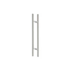 CRL 24LPPS Polished Stainless 24" Extra Length Ladder Style Back-to-Back Pull