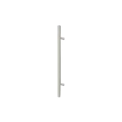 CRL 24LPSBS Brushed Stainless 24" Extra Length Ladder Style Single-Sided Pull