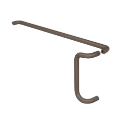 CRL 2958BRZ Dark Bronze Push And Offset Pull Set For 36" Door