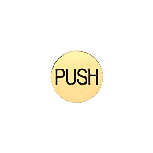 CRL 2EPPBPU Polished Brass 2" Round Push Indicator 3 CRL 2EPPBPU Polished Brass 2" Round Push Indicator