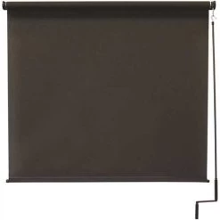 SeaSun SSCN.77.78.90 Moonstone Cordless UV Protection PVC Outdoor Roller Shade Pole Operated 84 In. W X 96 In. L