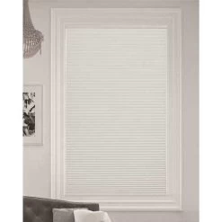 National Brand Alternative 2G001-7272 Simply Cut-to-Size White Cordless Blackout Single Cell Polyester Cellular Shade 72 In. W X 72 In. L