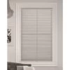 National Brand Alternative 1G021-7272 Simply Cut-to-Size Gray Sheen Cordless Light Filtering Single Cell Polyester Cellular Shade 72 In. W X 72 In. L -Hardware store 313353668 usn