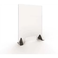 CLEAR ARMOR SOLUTIONS CAS-2432-PO1 23.5 In. X 31.5 In. X 0.187 In. Acrylic Sheet With 1-12 In. X 4 In. Passthrough