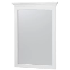 Foremost HOWM2432 Hollis Series Framed Mirror, 32 In L, 24 In W, White Frame, Hanging Installation