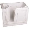 American Standard 3559105 GELCOAT WALK-IN BATH, WHIRLPOOL, LEFT-HAND WITH QUICK DRAIN AND FAUCET, WHITE, 30 IN. X 51 IN 2 American Standard 3559105 GELCOAT WALK-IN BATH, WHIRLPOOL, LEFT-HAND WITH QUICK DRAIN AND FAUCET, WHITE, 30 IN. X 51 IN -Hardware store 3559105 usn