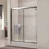 Foremost TDSS4870-RN-BN Tides 44 In. To 48 In. X 70 In. H Framed Sliding Shower Door In Brushed Nickel And Rain Glass -Hardware store 3569086 usn
