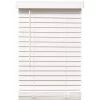 Designer's Touch 10793478411399 White Cordless Room Darkening 2 In. Faux Wood Blind - 71 In. W X 72 In. L -Hardware store 3588777 usn 1