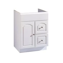 Hardware House 419861 Base Cabinet Aspen Gloss Snow White 30" W X 21" D X 31.5" H Gloss