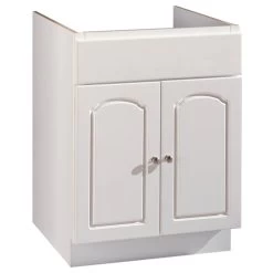 Hardware House 419838 Bathroom Vanity Single White 24" W X 4.75" D X 21" H White