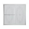 STERLING PLUMBING 5907-59S 59 X 56-1/4-Inch Silver Bypass Tub Door With Ellipse Pattern -Hardware store 434647 50c0