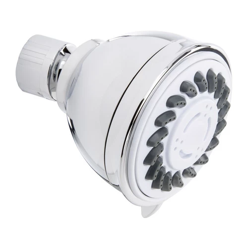 Plumb Pak K704CP Shower Head, Round, 1.8 Gpm, 3-Spray Function, Polished Chrome, 2.7 In Dia 3 Plumb Pak K704CP Shower Head, Round, 1.8 Gpm, 3-Spray Function, Polished Chrome, 2.7 In Dia