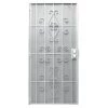 PRECISION 5469390 Security Door 81-3/4" H X 36" W Orleans White Steel Powder Coated