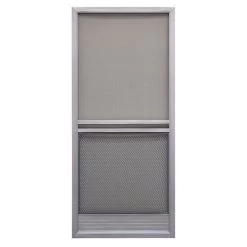 PRECISION 3230GR2868 Screen Door 79-3/4" H X 31-1/4" W Capri Gray Steel Gray