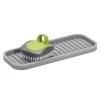 IDesign 63883 Sink Station 9" L X 3.5" W X 0.5" H Silicone Gray 2 IDesign 63883 Sink Station 9" L X 3.5" W X 0.5" H Silicone Gray -Hardware store 6032730 A.eps High