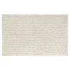 IDesign 19015 Bath Rug 30" L X 20" W Natural Microfiber Polyester Natural -Hardware store 6035495 A.eps High