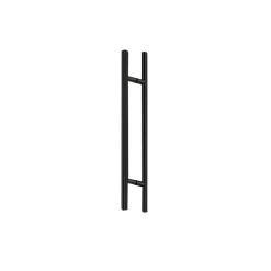 CRL 60LPMBL Matte Black 60" Extra Length Ladder Style Back-to-Back Pull Handle