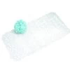 IDesign 80010 Pebble Bath Mat, 26-1/2 In L, 13-3/4 In W, PVC, Clear -Hardware store 6432793 f540