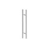 CRL 72LPBS Brushed Stainless 72" Extra Length Ladder Style Back-to-Back Pulls -Hardware store 72LPBS 23518