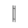CRL 72LPMBL Matte Black 72" Extra Length Ladder Style Back-to-Back Pull Handle -Hardware store 72LPMBL 196504