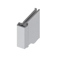 Hager 780-224HD 119 CLR RETW-10 LH Electrified Continuous Hinge Satin Aluminum Clear Anodized