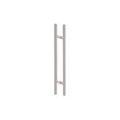 CRL 84LPBS Brushed Stainless 84" Extra Length Ladder Style Back-to-Back Pull